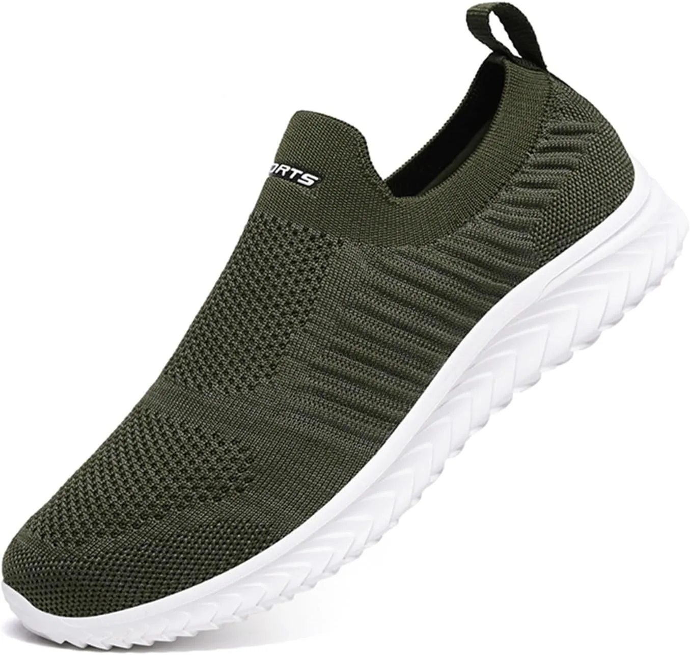 Breathable Diabetic Shoes for Men Lightweight Sport Gym Jogging Walking Sneaker Convenient Elderly Slip on Shoes