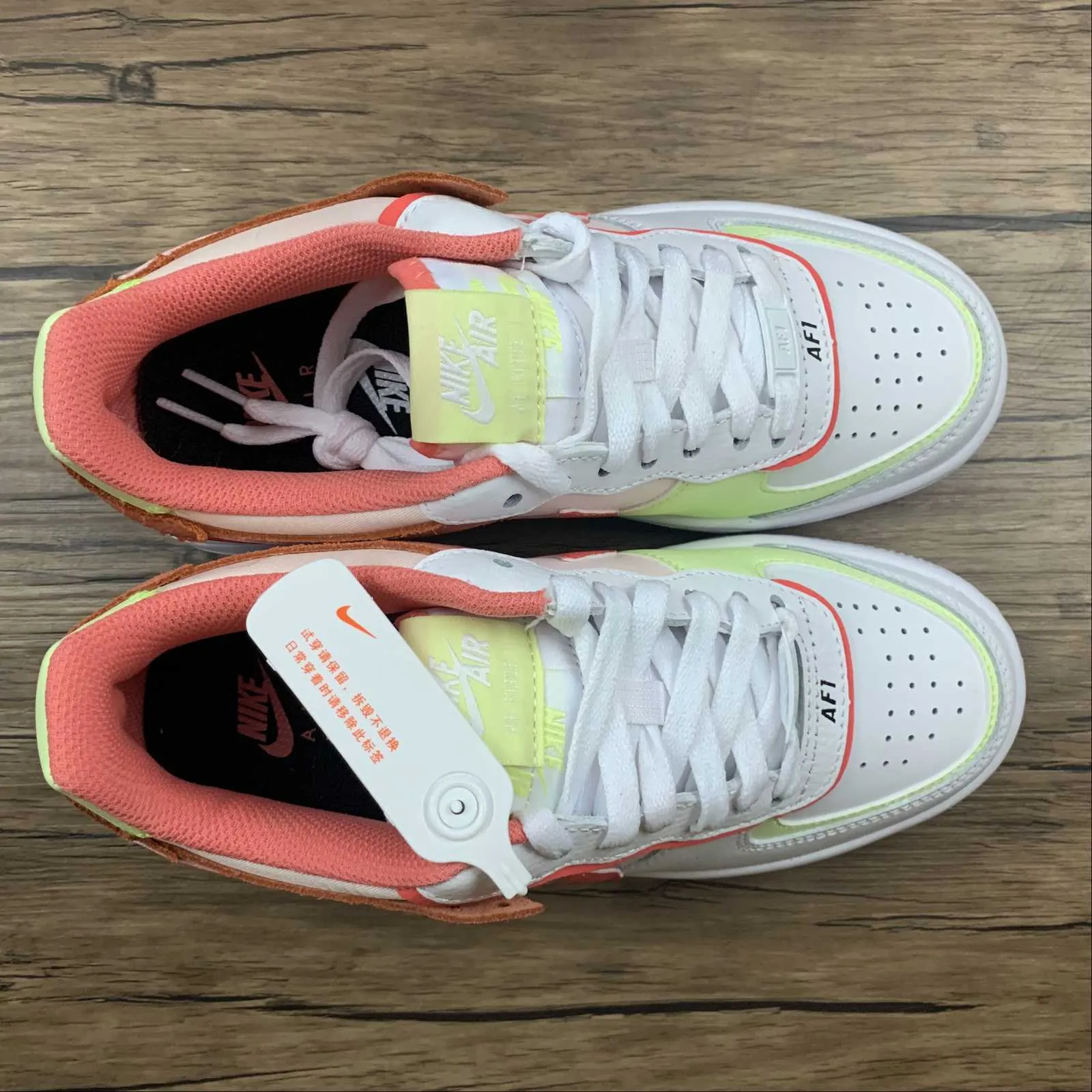 Out And Go Air Force 1 Shadow White Crimson Bliss Lime Ice Magic Ember CI0919-110