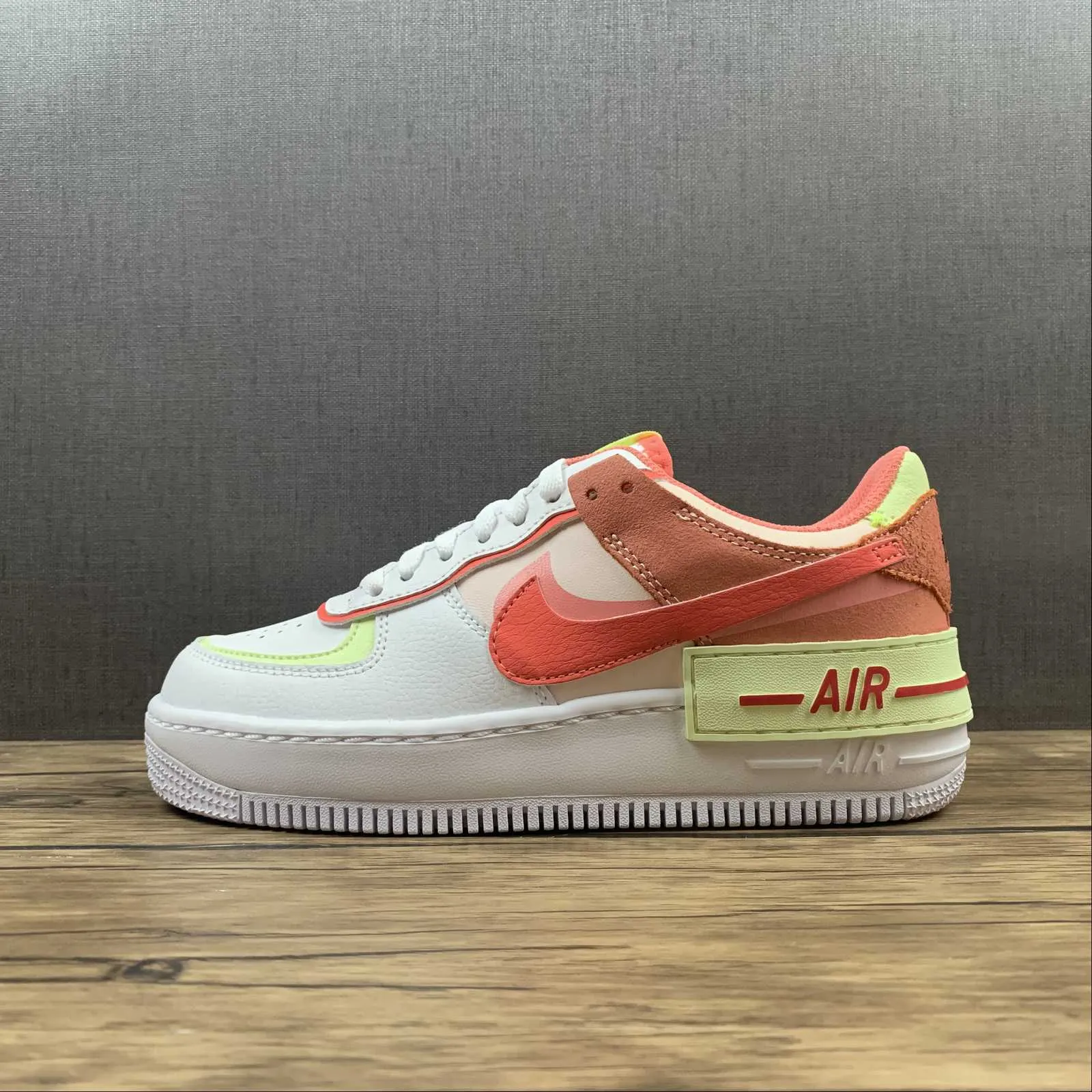 Style Upgrade Cushioned Footbed Air Force 1 Shadow White Crimson Bliss Lime Ice Magic Ember CI0919-110