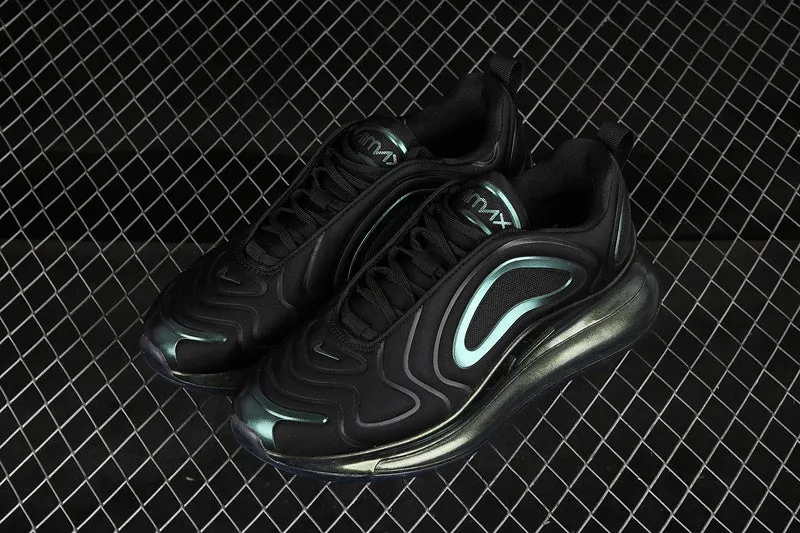 flexible running footwear running shoes for interval training Air Max 720 Throwback Future Black Green AO2924 010