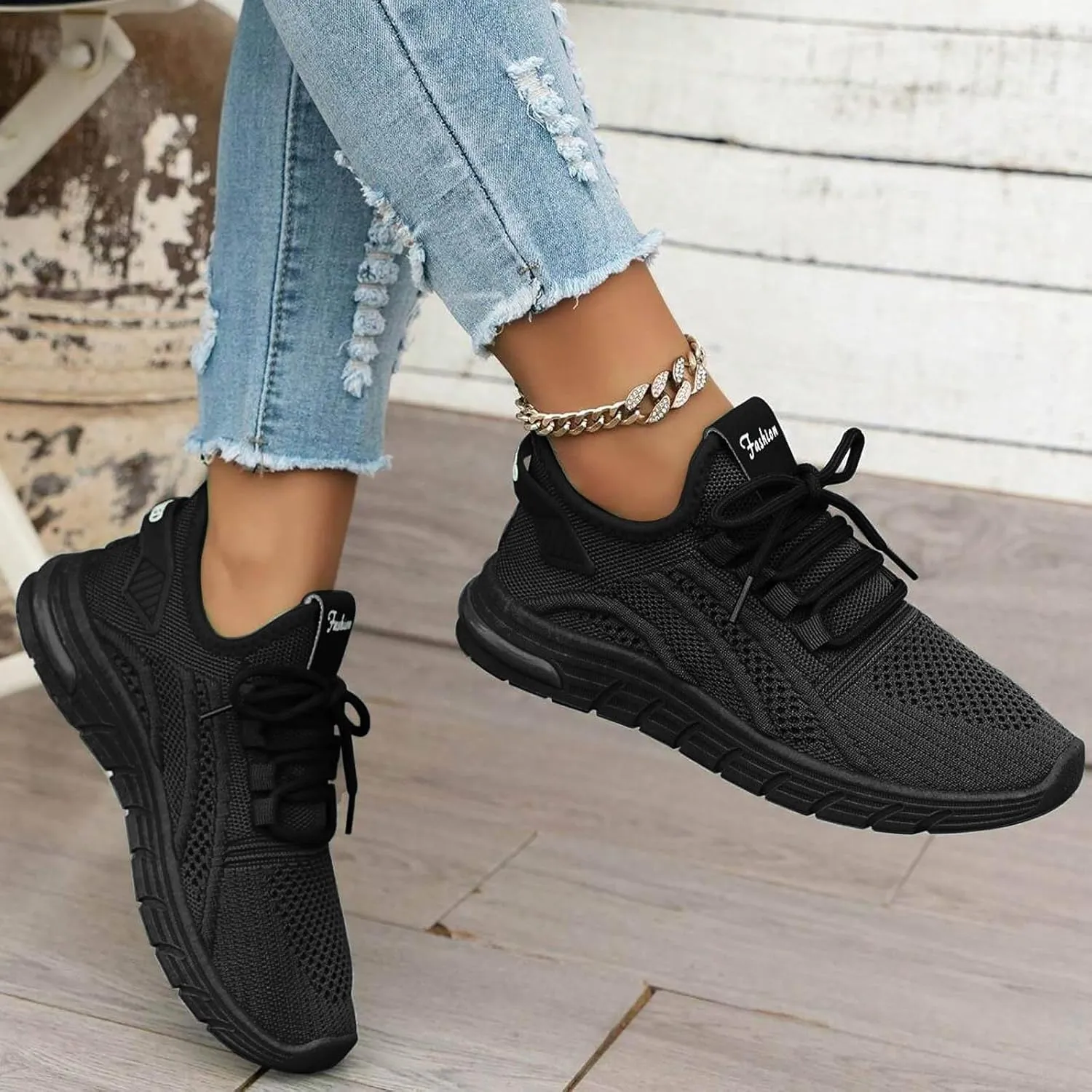 Breathable Slip on Sneakers for Women Non Slip Lightweight Casual Breathable Tennis Shoes Canvas Slip on Shoe