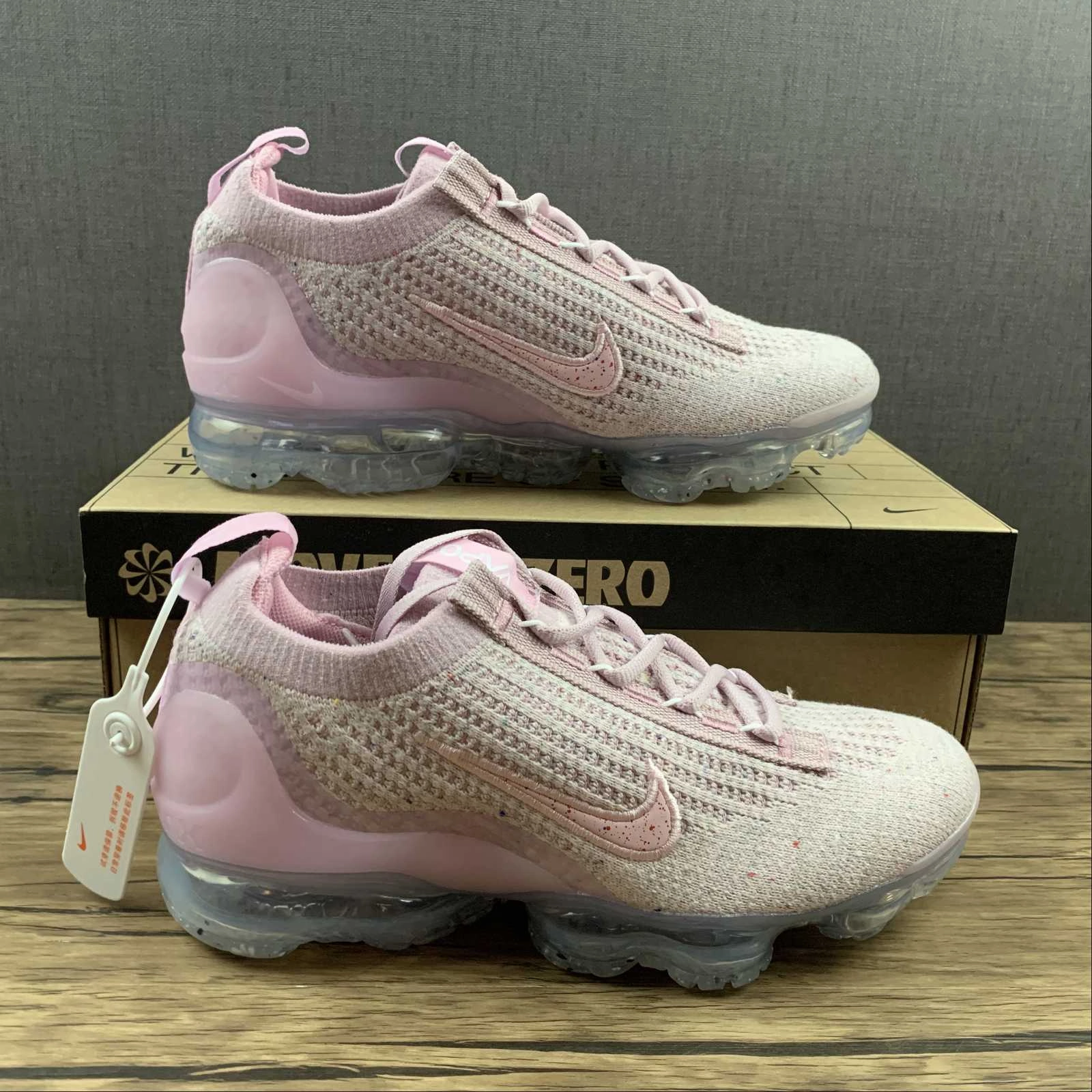 WaterResistant Air VaporMax 2021 FK Pink White DH4088-600