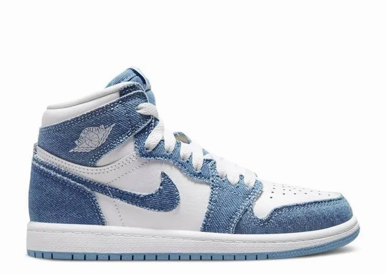 Glide Step Wide toe box Air Jordan 1 High Denim (PS)