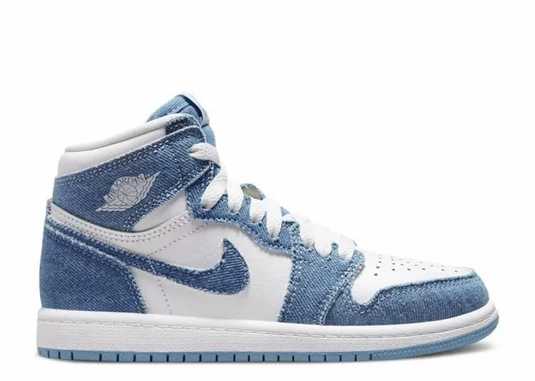 Streamlined Style Air Jordan 1 High Denim (PS)