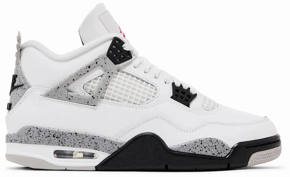 Nike Jordan 4 White Cement (2025) Warm Season Compression Midsoles