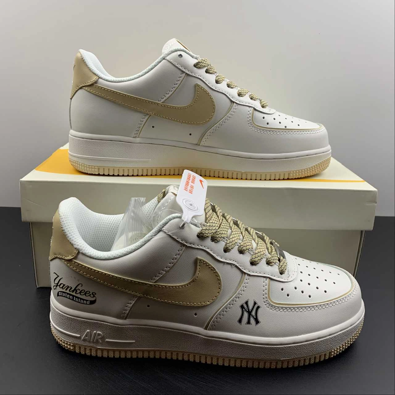 Ice Walk Active Design Air Force 1 07 Low White Light Brown BS8806-555