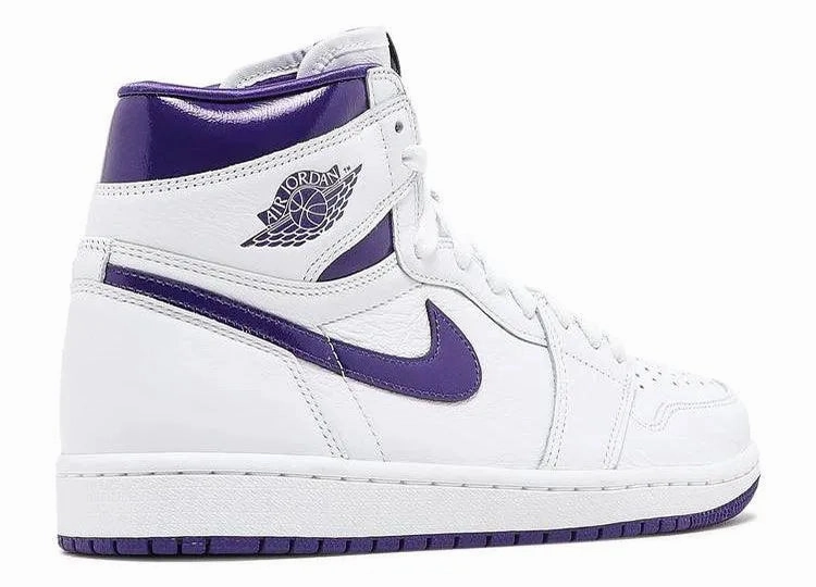 Air Jordan 1 High Court Purple (W) Casual Travel Torsion Control System