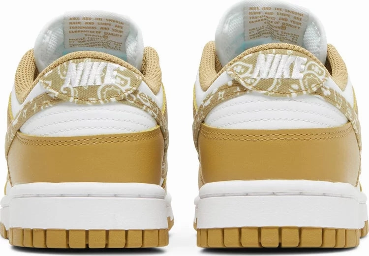 Comfortable Padding Shock Dispersing Plate Nike Dunk Low Barley Paisley W