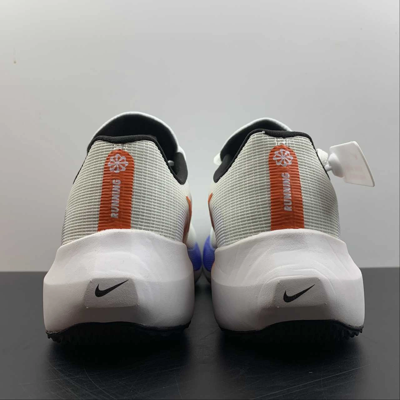 Running Stability Stable Ground Zoom Fly 5 White Black-Orange Blue DM8968-600