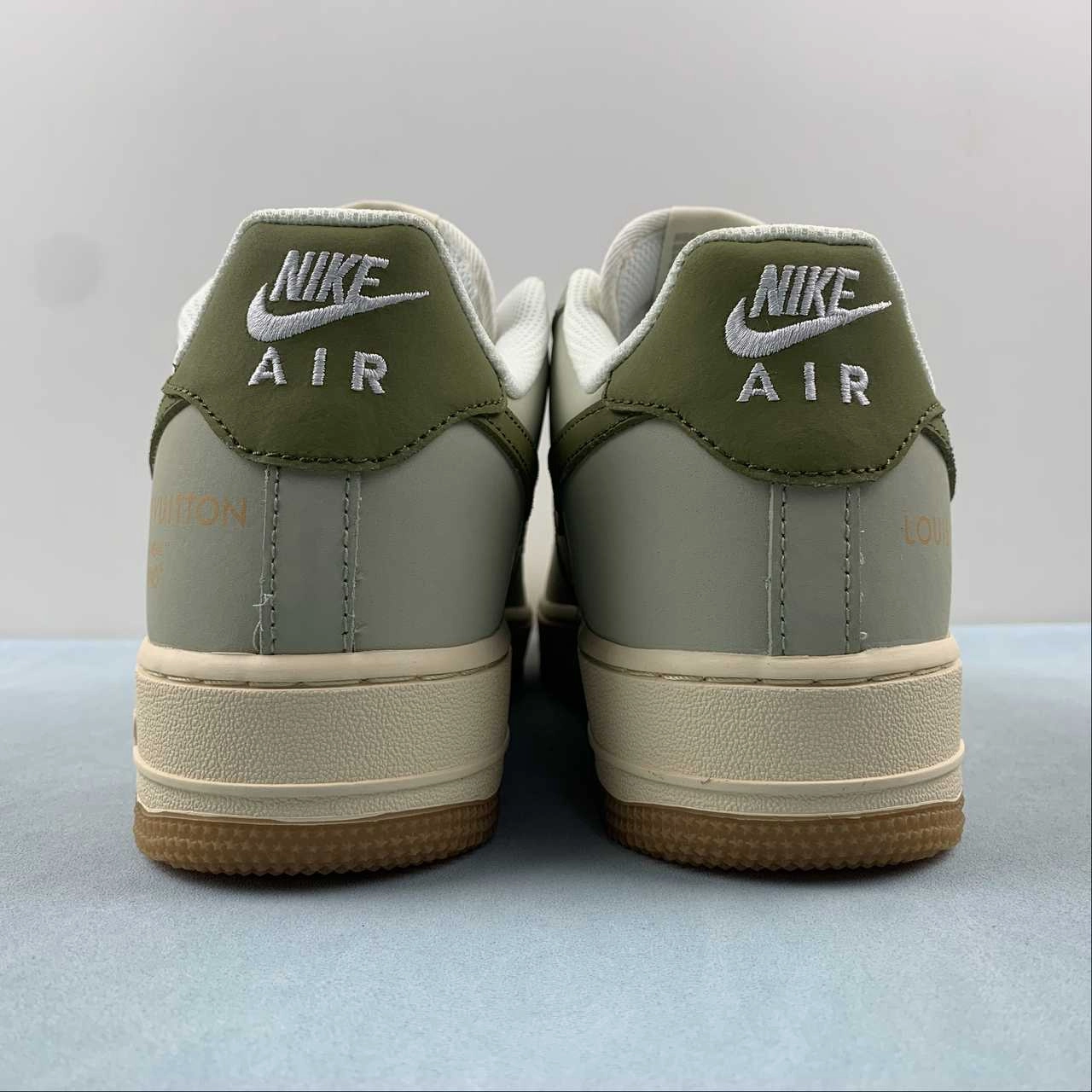 Heat Jog Sporty Detail Air Force 1 07 Low LV Olive Green Off White BS9055-714