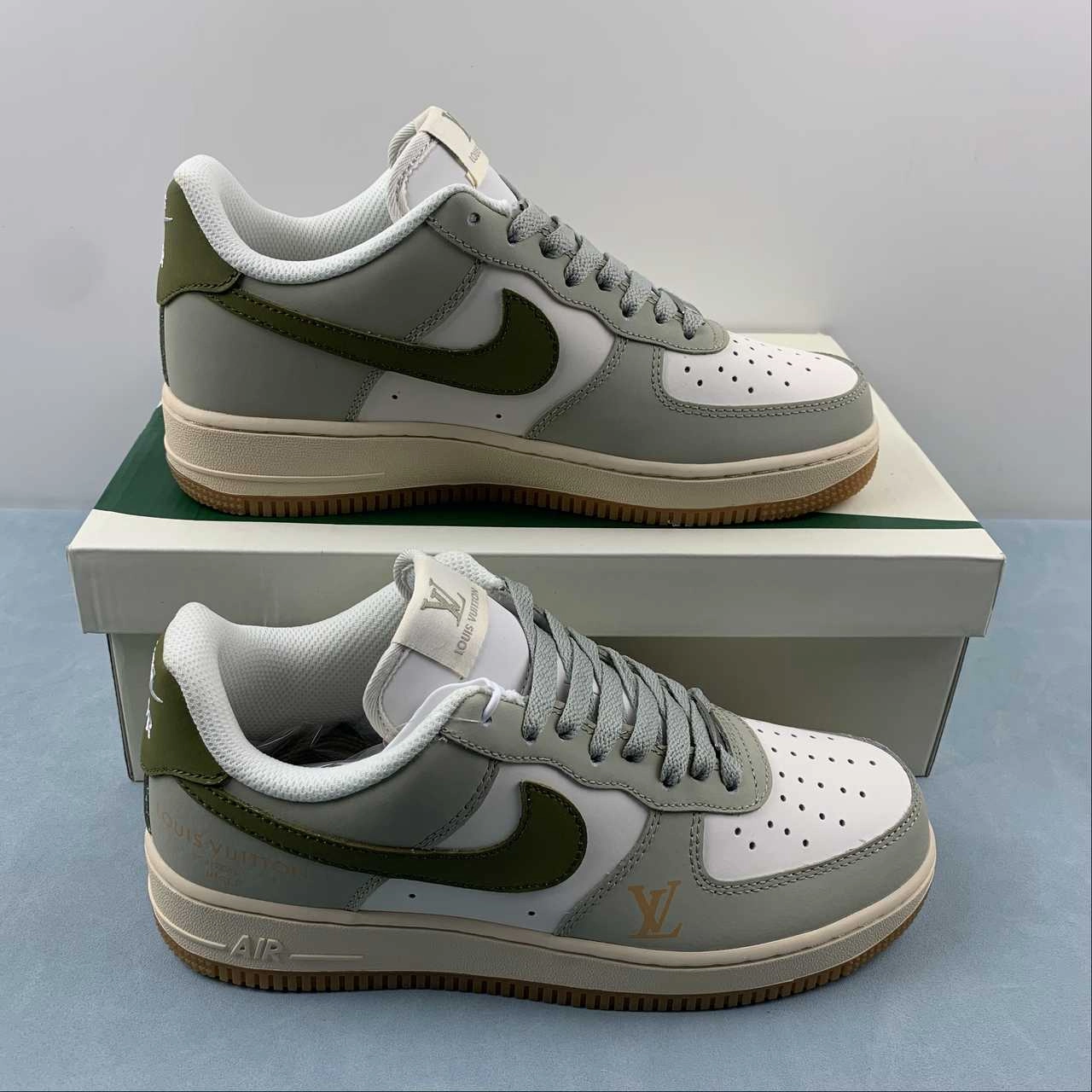Air Force 1 07 Low LV Olive Green Off White BS9055-714 Lightweight