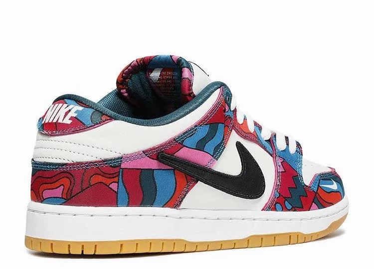 Water Resistant Knit Distinctive cushioning Nike SB Dunk Low Parra Abstract Art