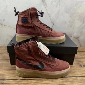 Air Force 1 Shell Dark Pony Burgundy Ash BQ6096-200 Open Space Cruise Wear