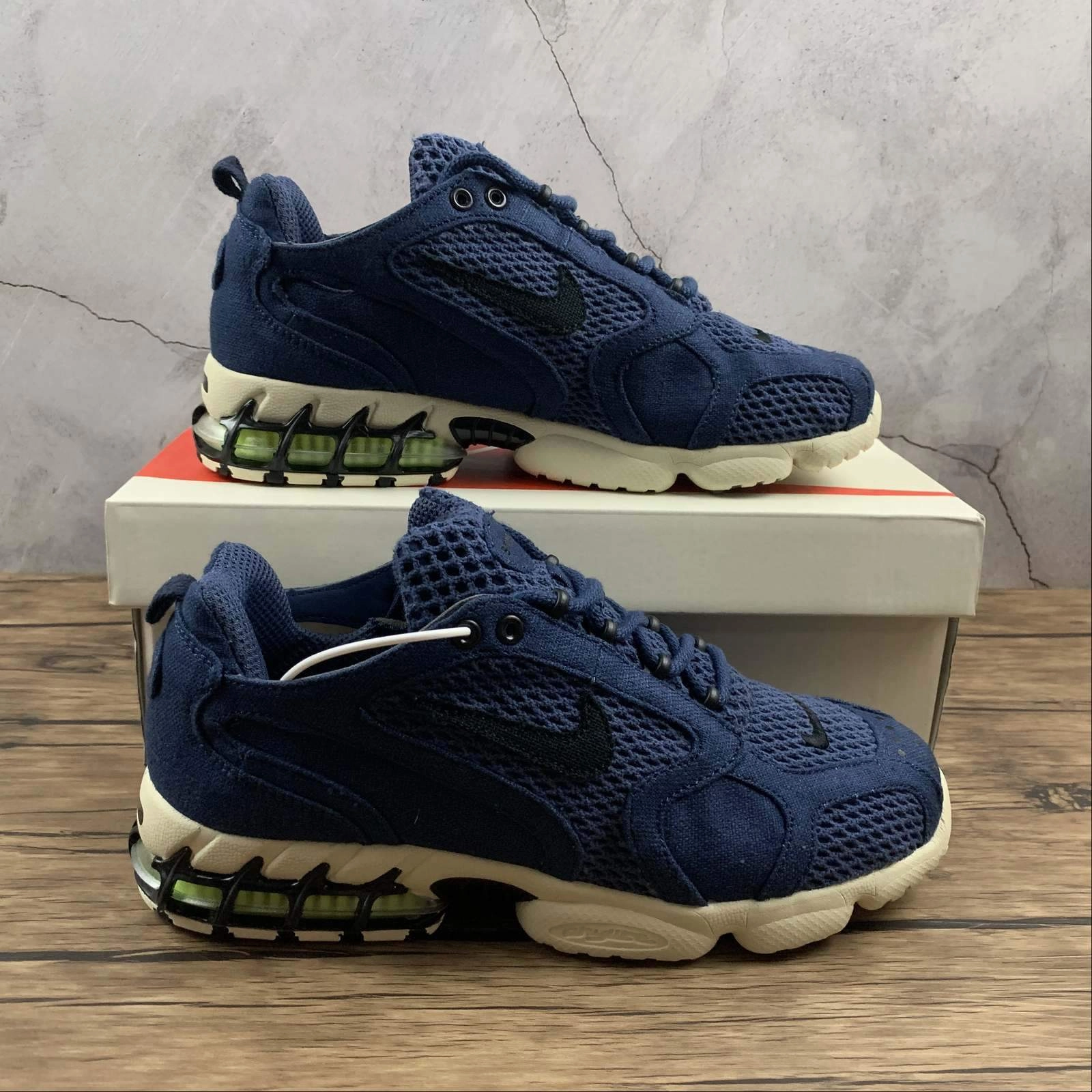 Air Zm Spiridon Cg 2 Stussy Dk Blue Beige CQ5486-600 healthy - living