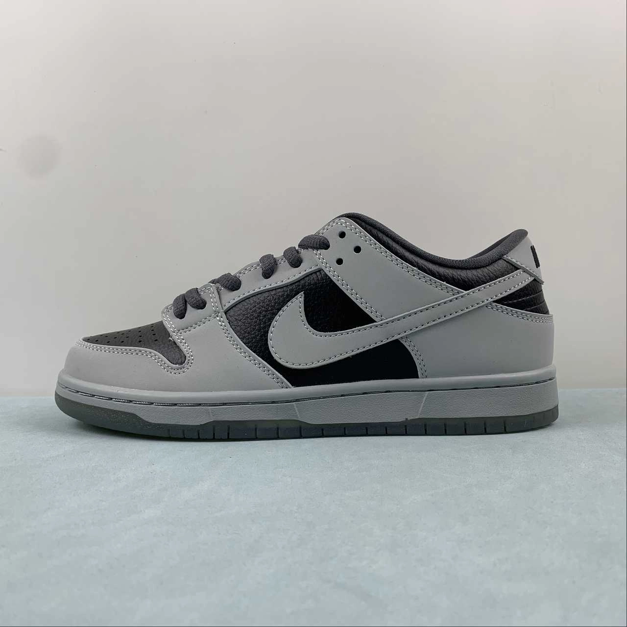 Dunk Low Premium SB Quickstrike Atlas Black Wolf Grey 504750-020 Orthopedic Comfort Durable Lining