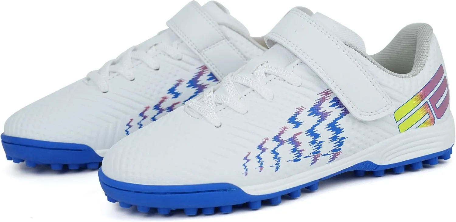 brooman Kids Turf Soccer Shoes Girls Boys Indoor Soccer Shoes