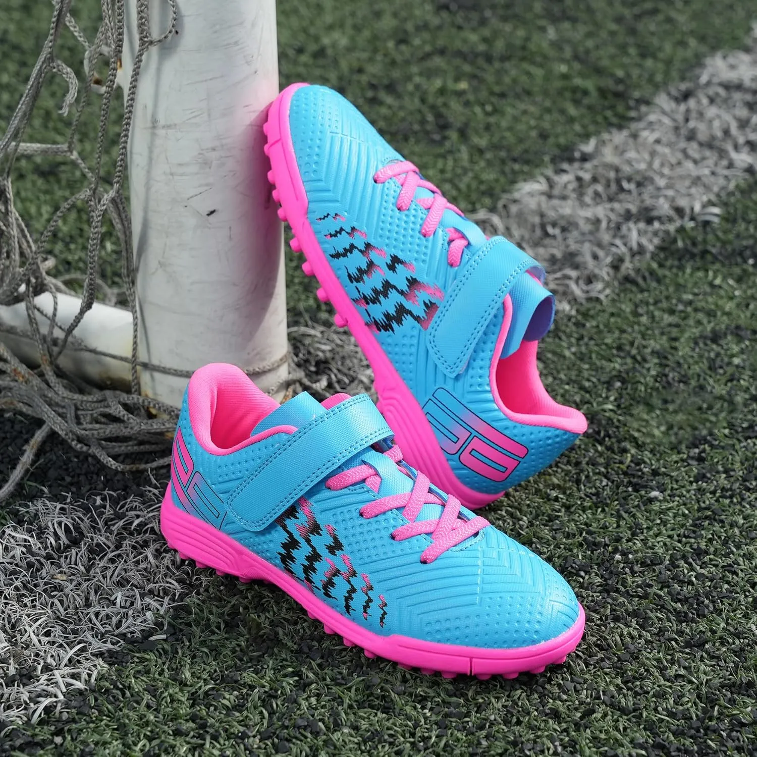 brooman Kids Turf Soccer Shoes Girls Boys Indoor Soccer Shoes