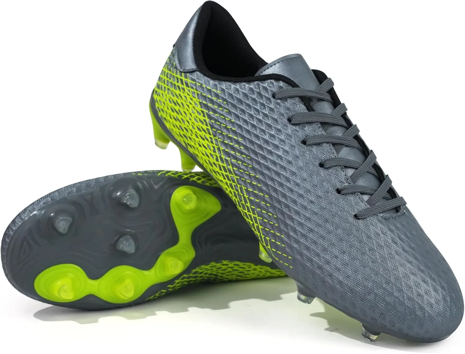 brooman Men Firm Ground Soccer Cleats Soccer Shoes