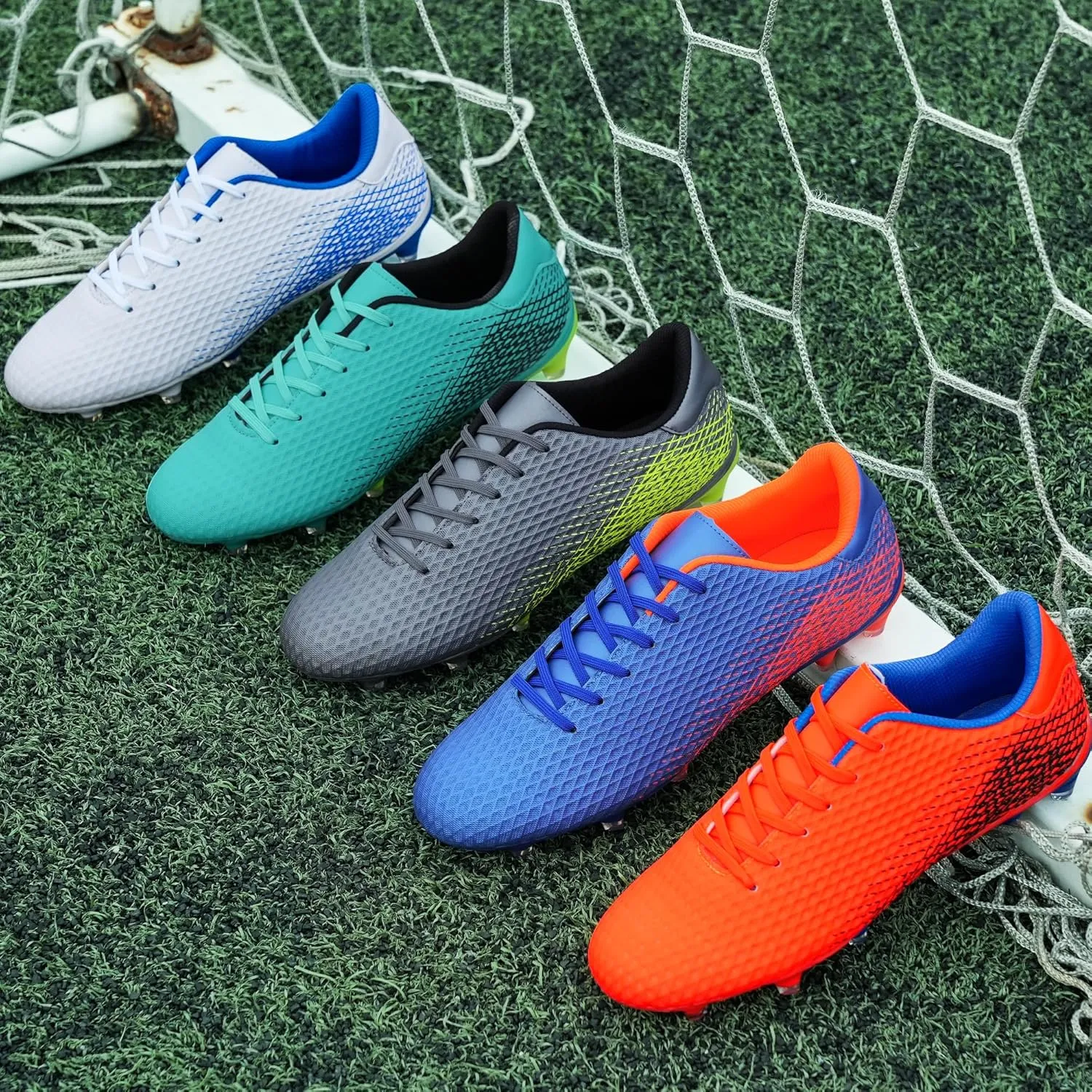 brooman Men Firm Ground Soccer Cleats Soccer Shoes