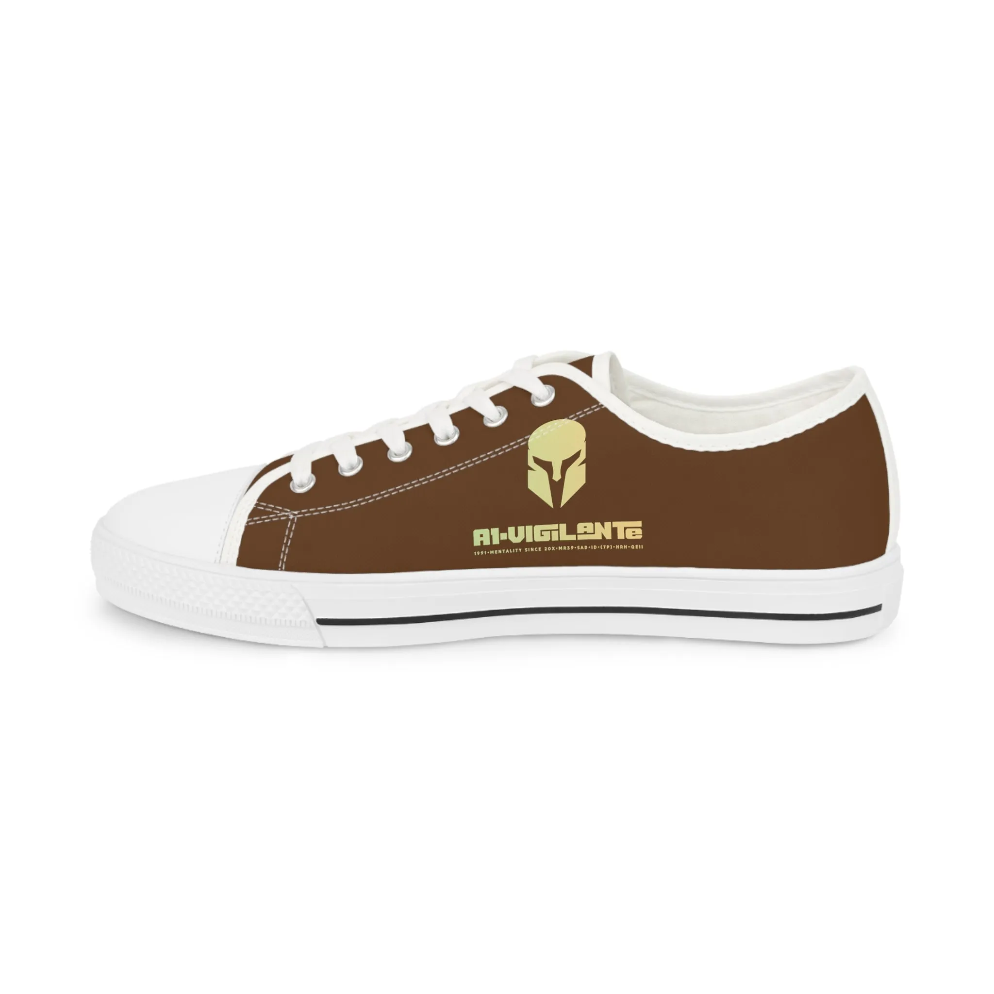 Brown A1-Vigilante  Men's Low Top Sneakers