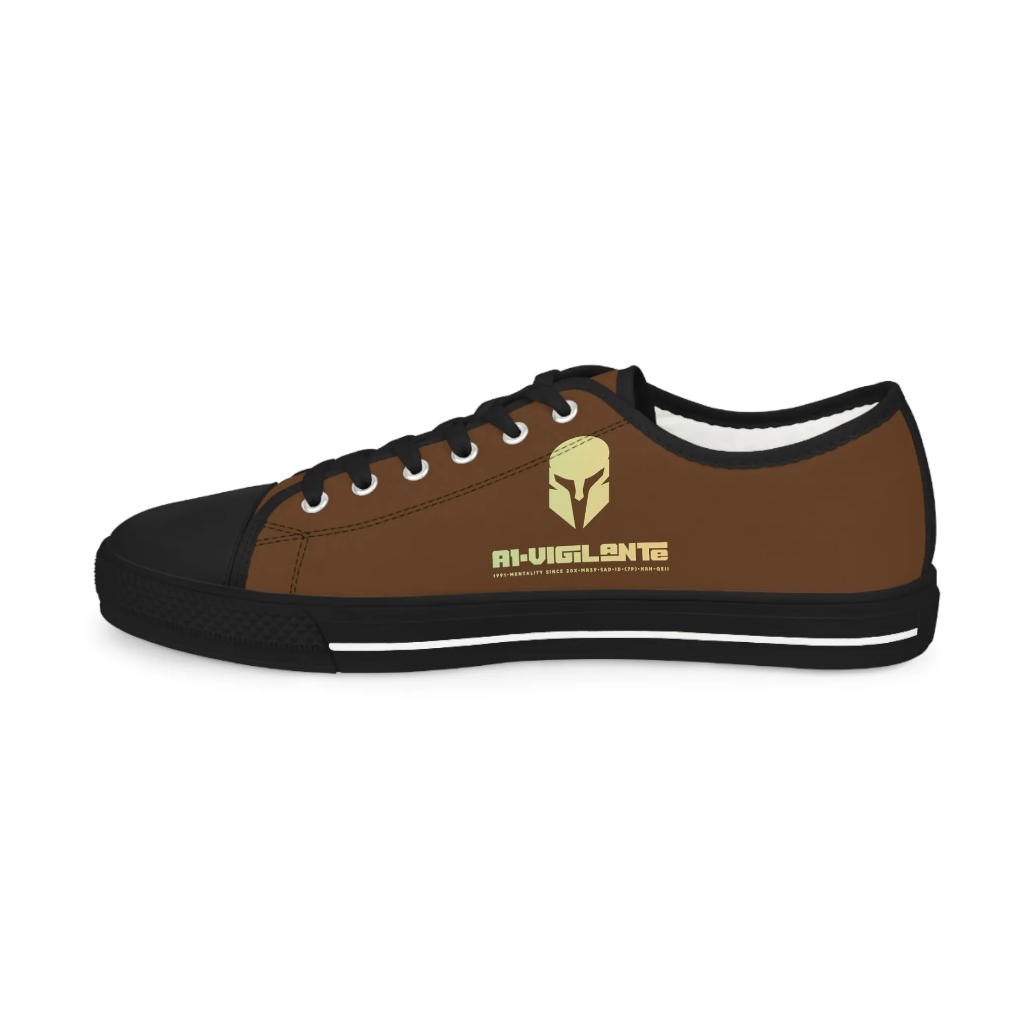 Brown A1-Vigilante  Men's Low Top Sneakers