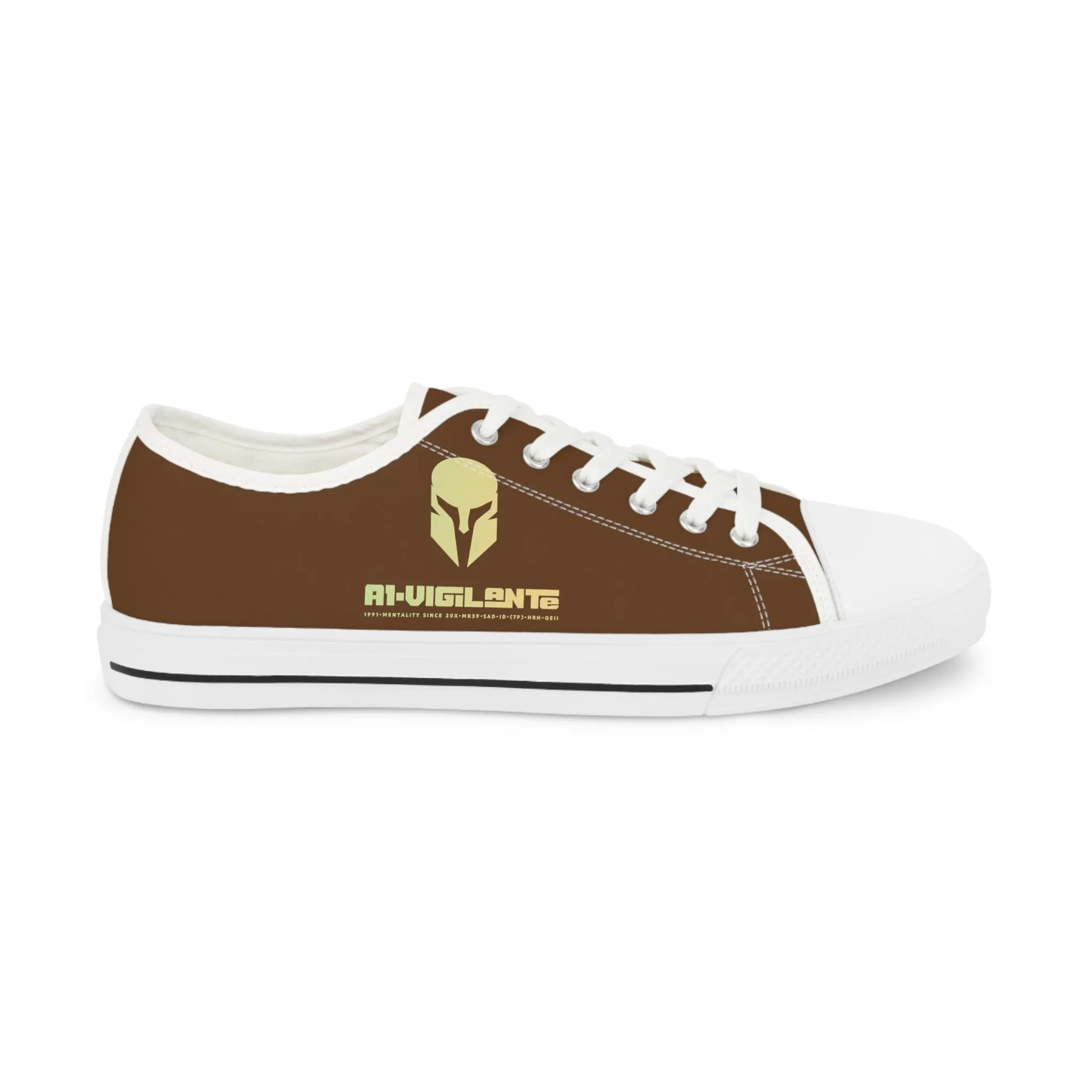 Brown A1-Vigilante  Men's Low Top Sneakers