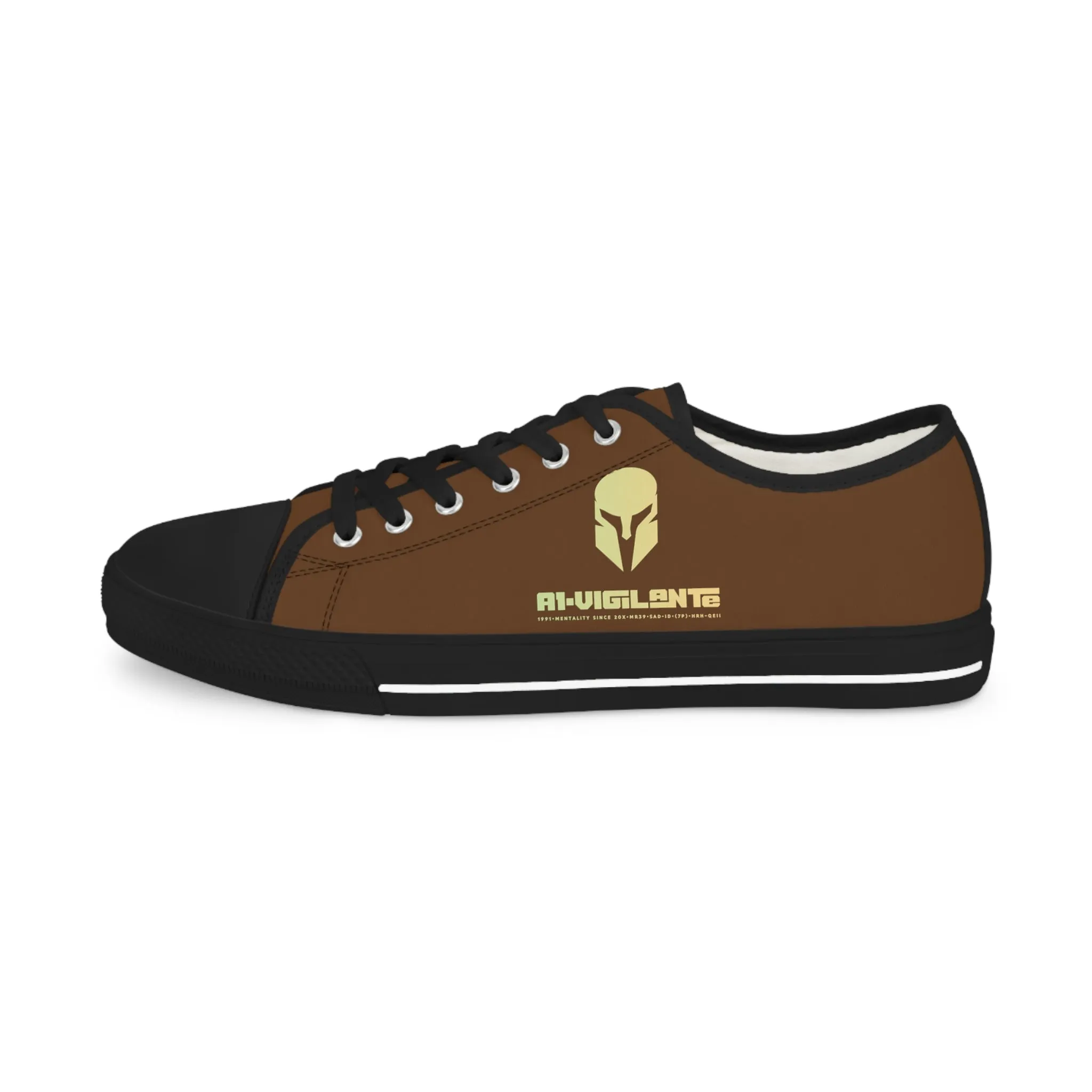 Brown A1-Vigilante  Men's Low Top Sneakers