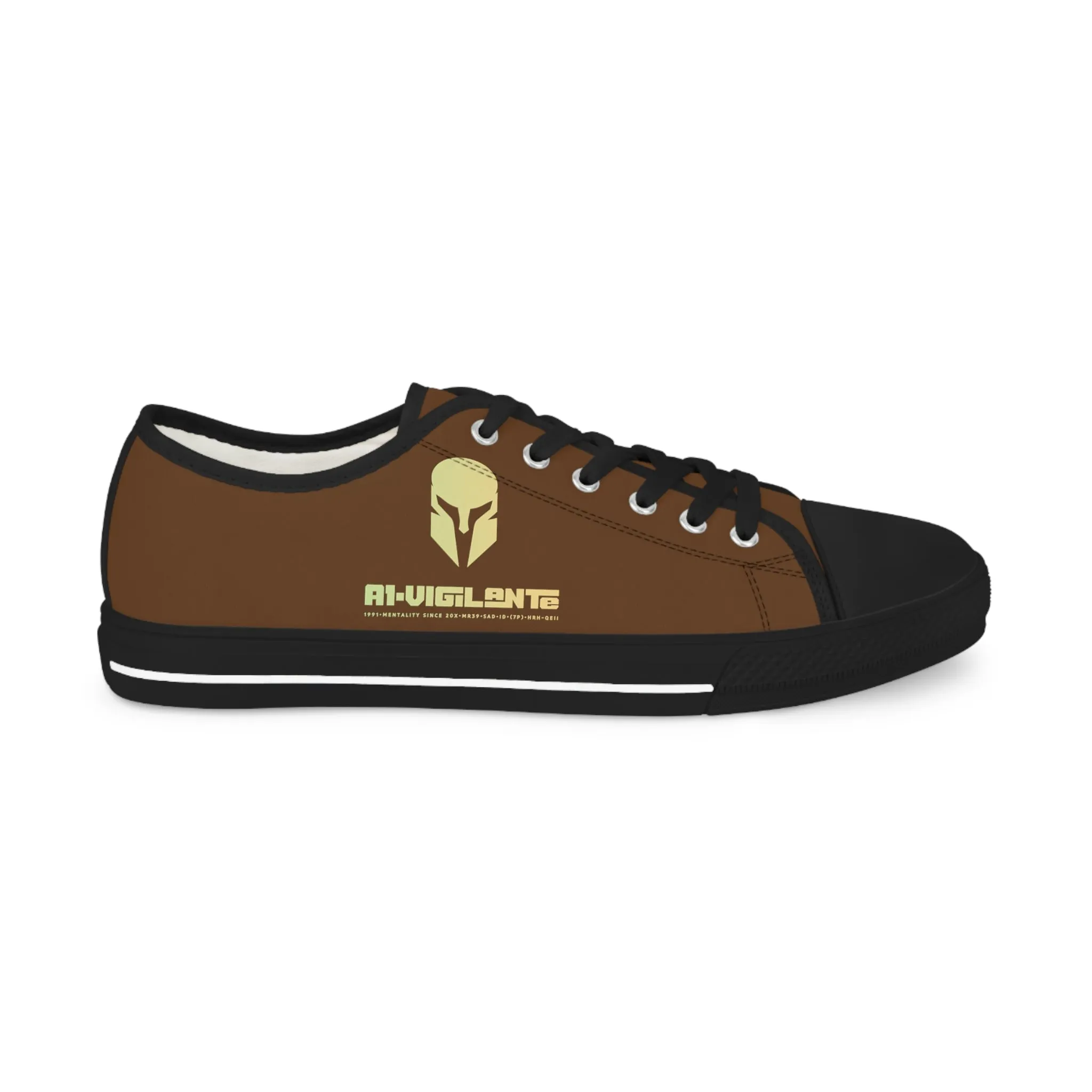 Brown A1-Vigilante  Men's Low Top Sneakers