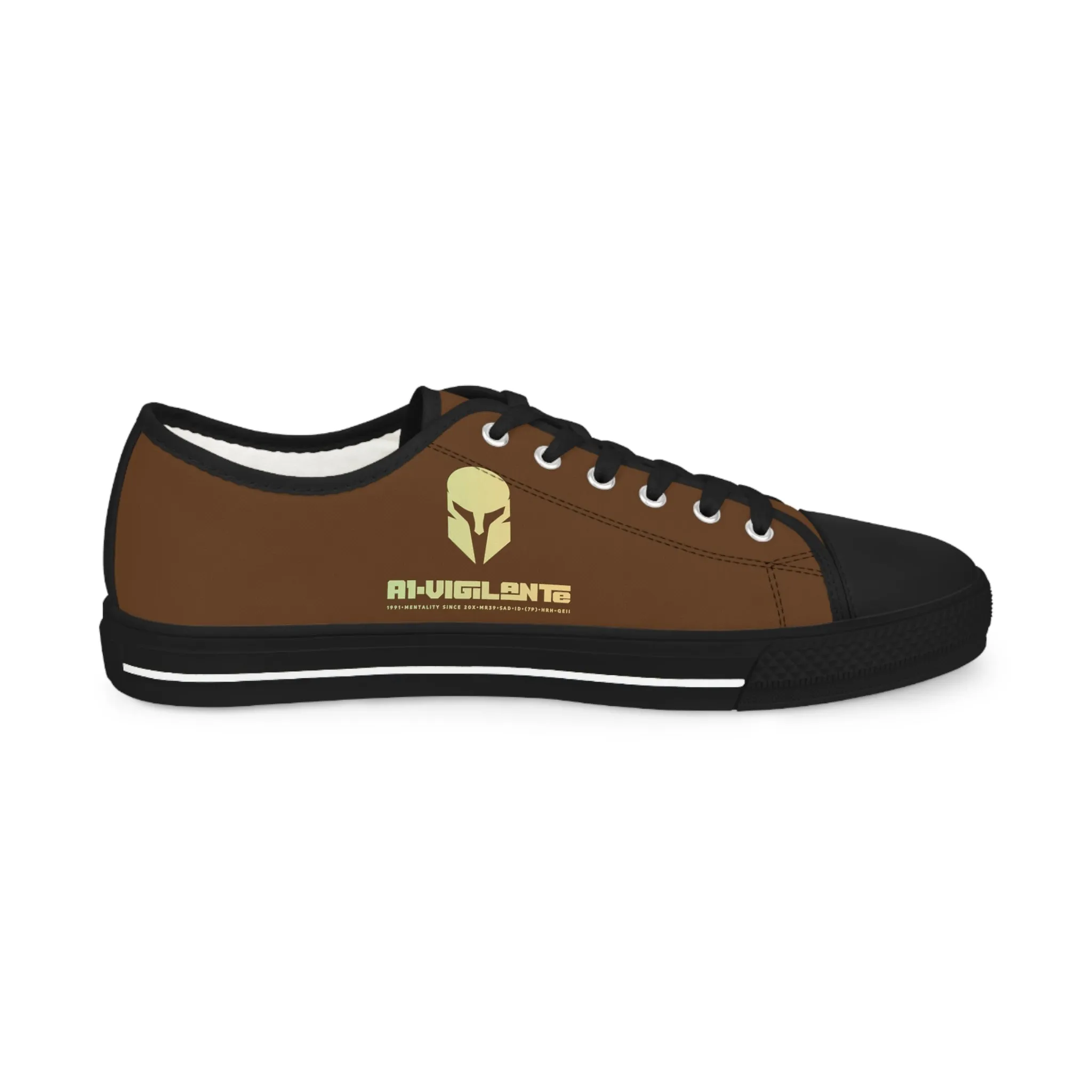 Brown A1-Vigilante  Men's Low Top Sneakers