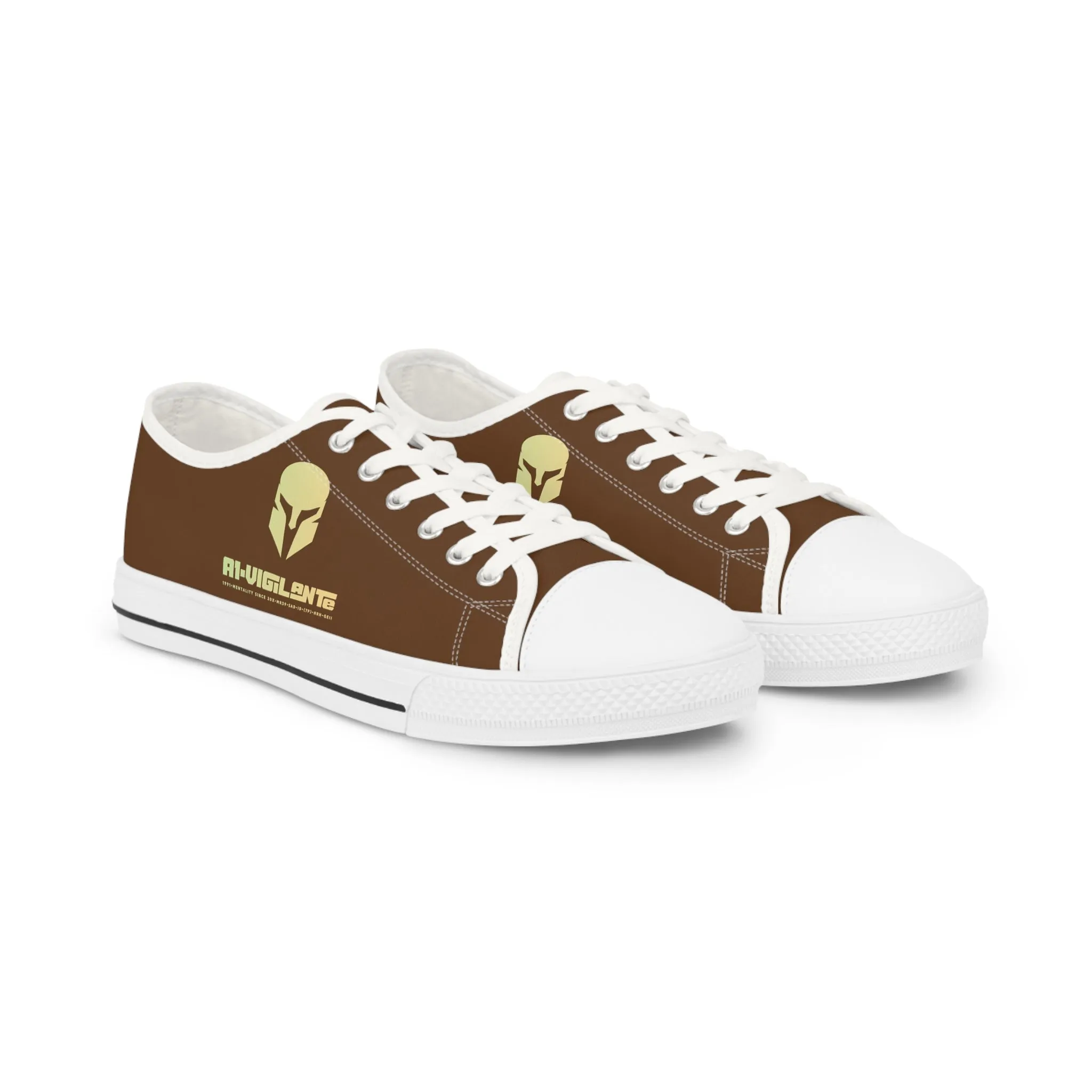 Brown A1-Vigilante  Men's Low Top Sneakers