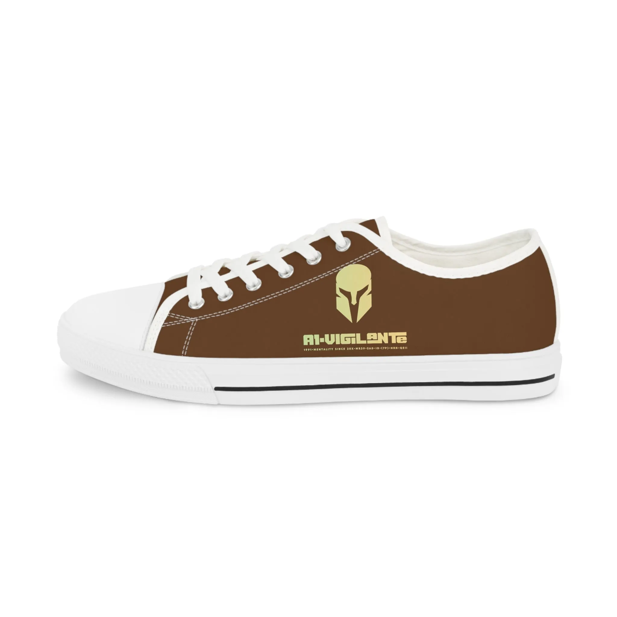 Brown A1-Vigilante  Men's Low Top Sneakers