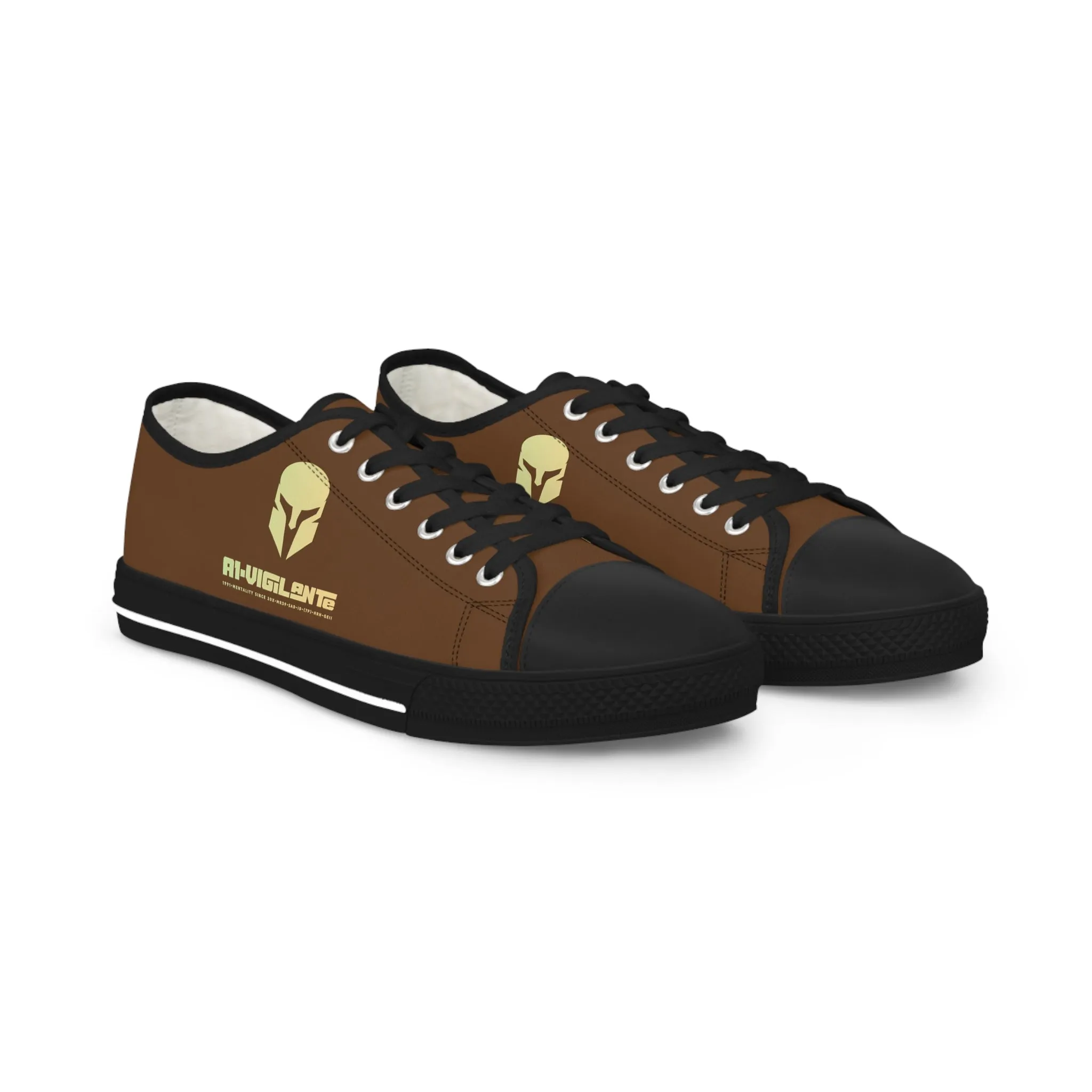 Brown A1-Vigilante  Men's Low Top Sneakers