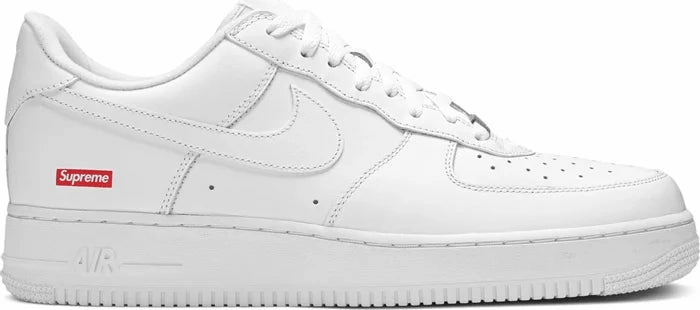 Cushioned Walk Nike Air Force 1 x Supreme White