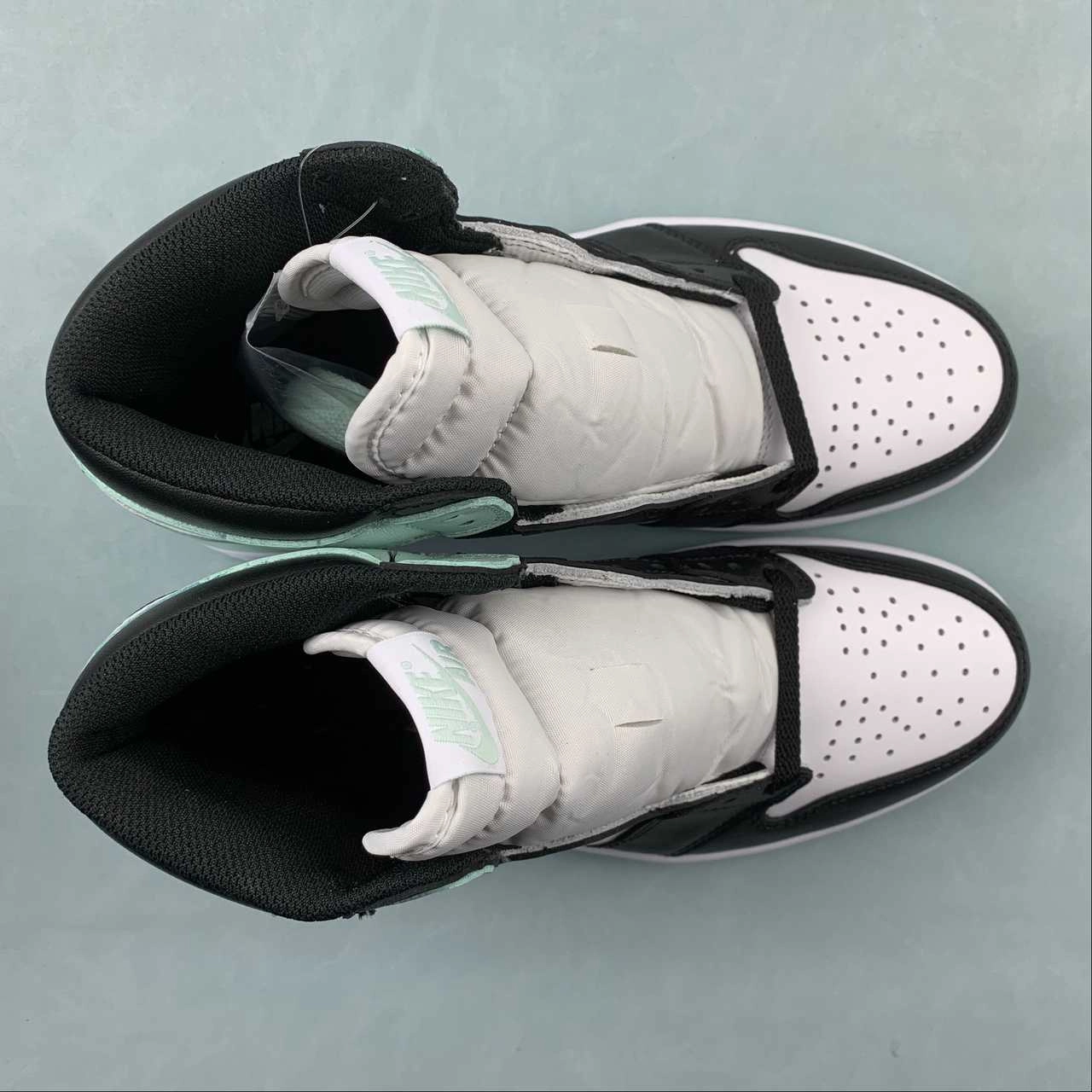 Tear Resistant Textile Ergonomic Design Air Jordan 1 Retro High OG NRG White Igloo Black 861428 100