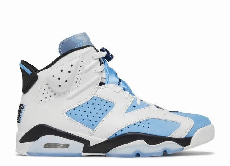 Heel Counter Structure Knit Collar Construction Air Jordan 6 UNC