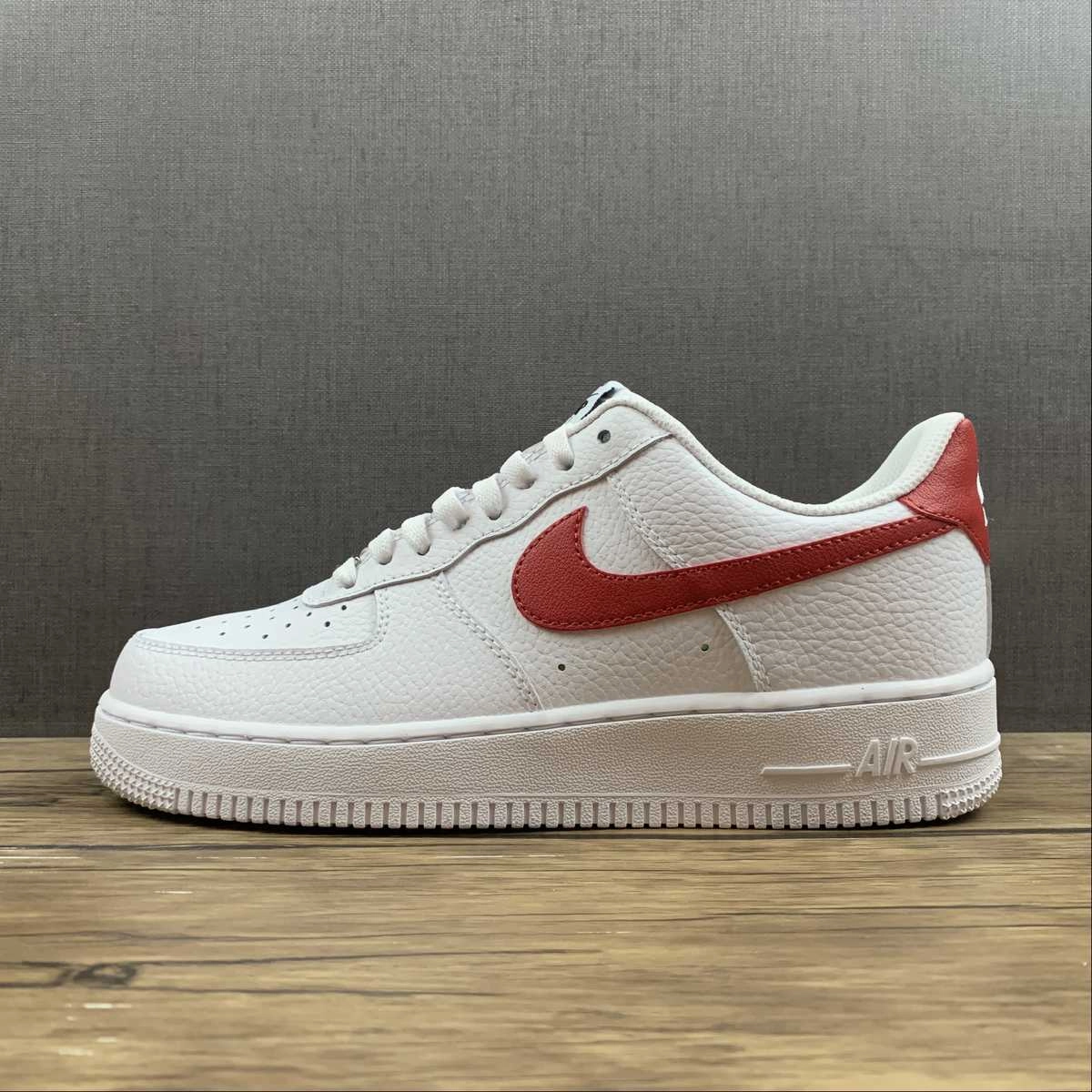 Lean Design Air Force 1 Low Next Nature White University Red DN1430-102