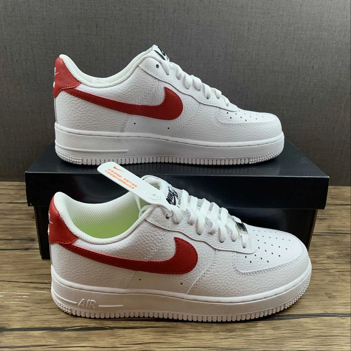 Air Force 1 Low Next Nature White University Red DN1430-102 Step Fit