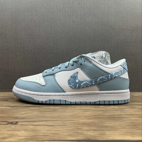 Urban Trends Ultra Responsive Midsole SB Dunk Low Essential Paisley Pack Worn Blue White DH4401-101