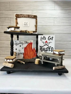 Campfire/S'mores Tiered Tray Bundle