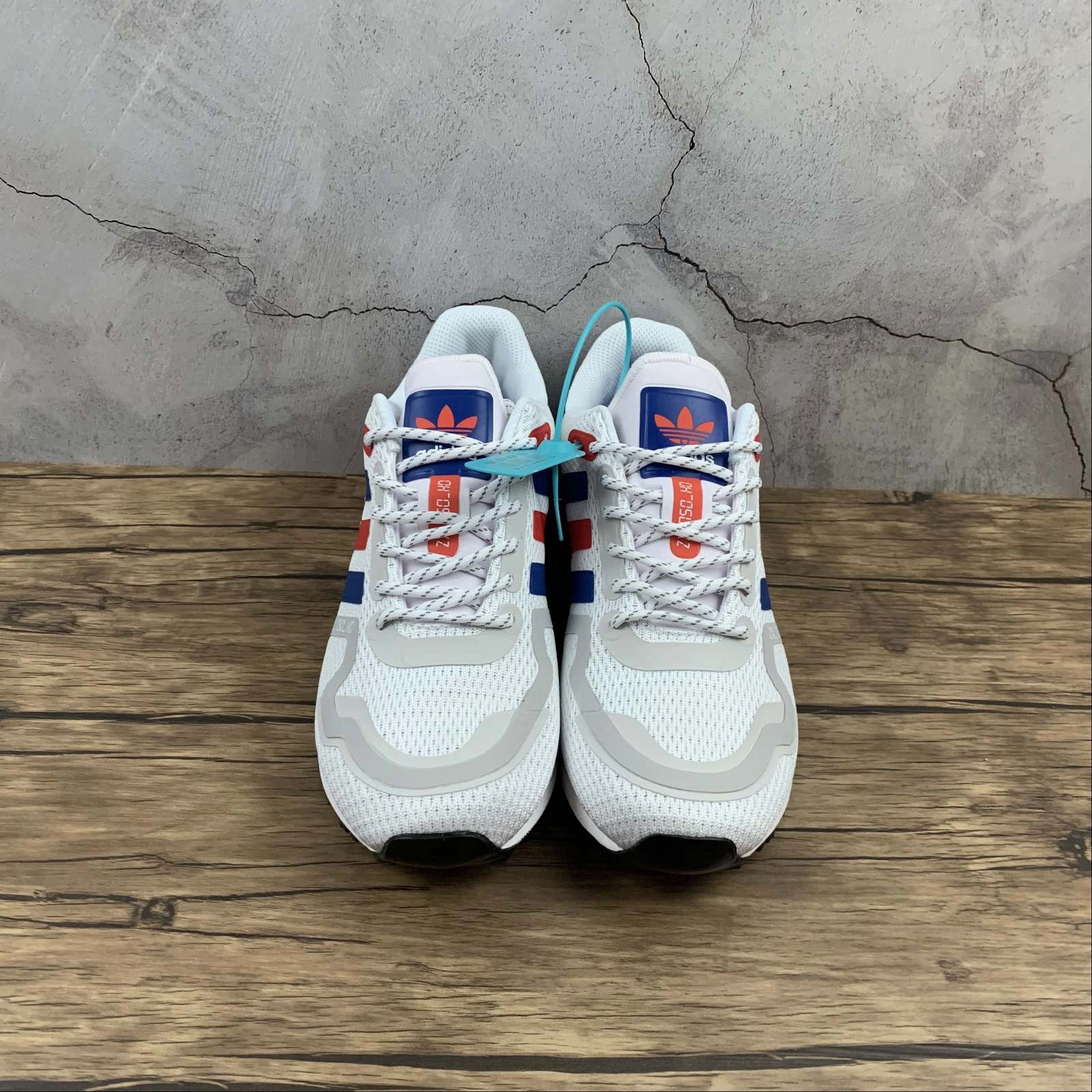 Adidas ZX750 HD White Collegiate Royal-Red FX7463 Fresh Foam