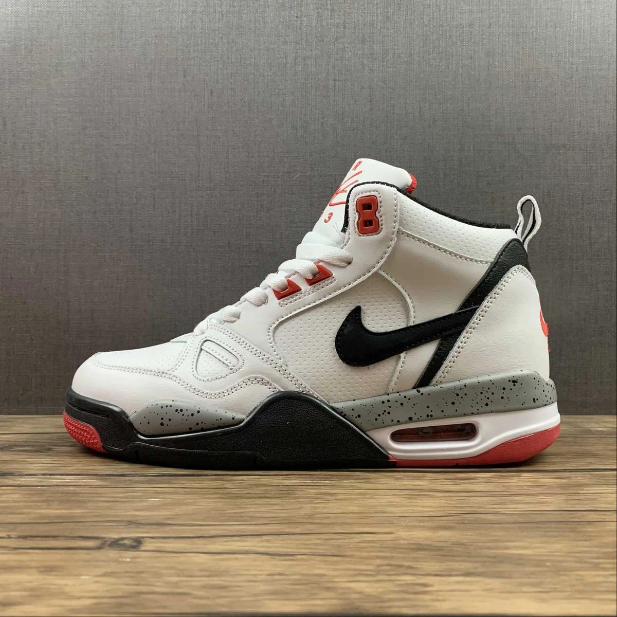 Entry - level running on a track shoes Air Flight 13 Mid White Black Red 579961-108