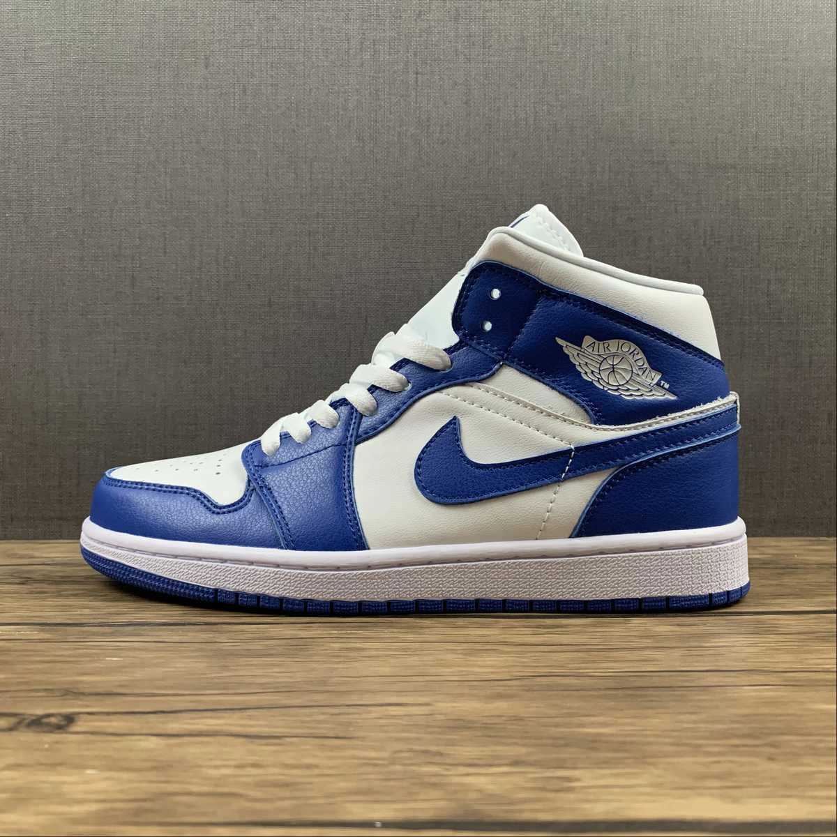 Air Jordan 1 Mid White Hyper Royal-White (2021) BQ6472-104 Sustainable Footwear Technology Minimal Design