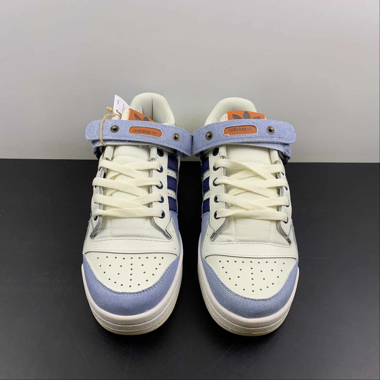 Adidas Forum 84 Low Blue White Navy Rugged Terrain Dynamic Flexibility