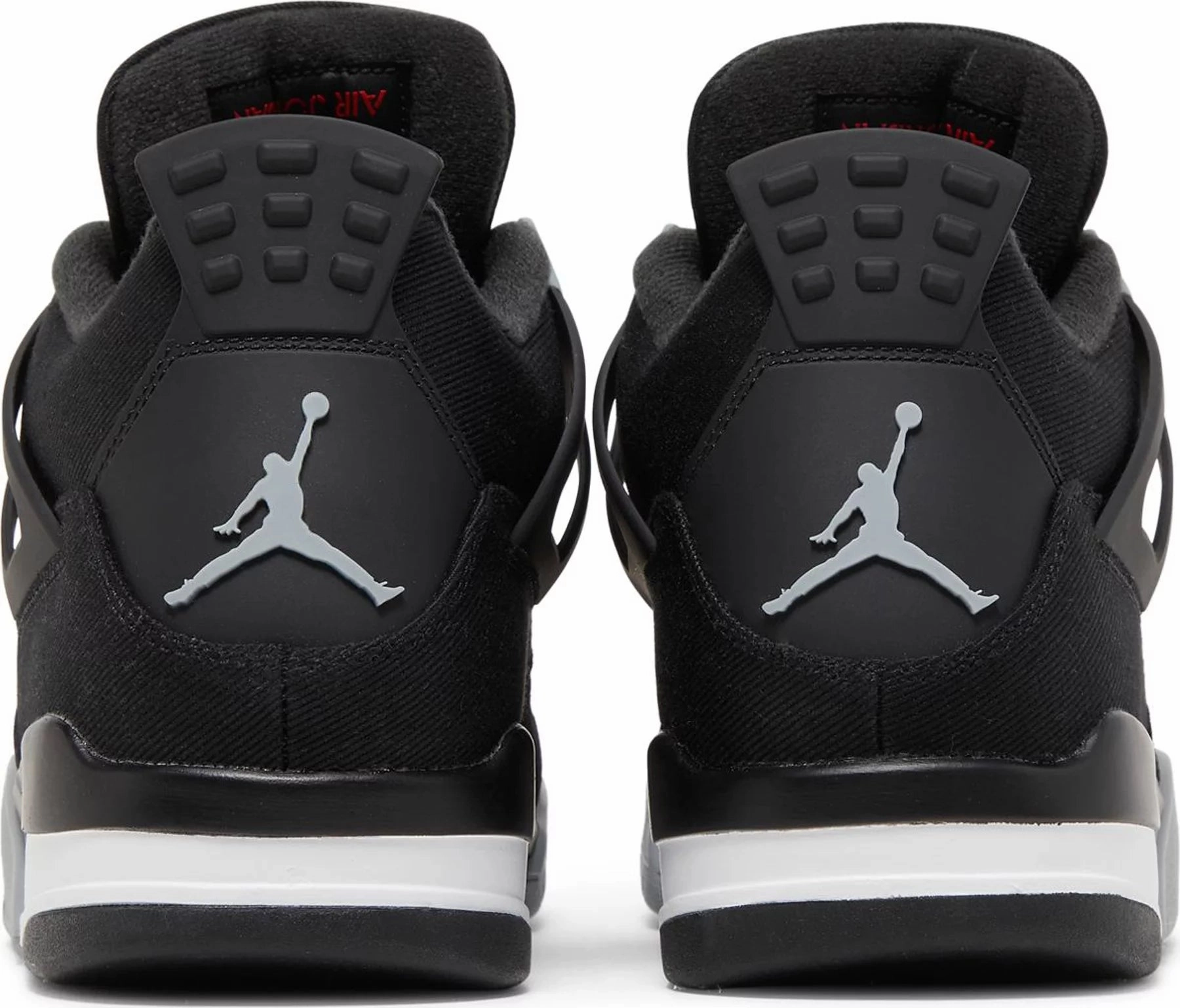 Waterproof Design Nike Jordan 4 Black Canvas