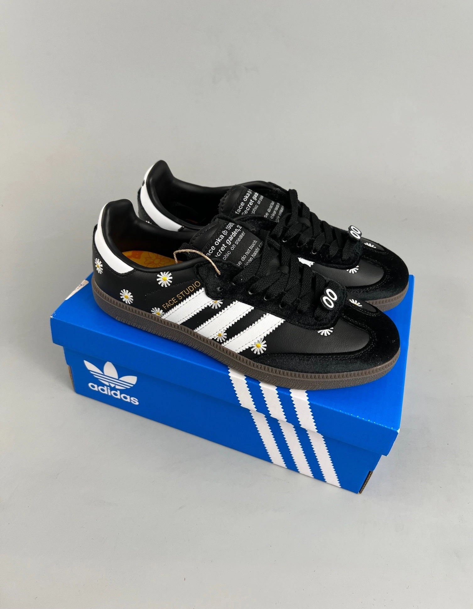 Simple Comfort Chill Mode Adidas Samba Atmos FACE Black White Brown H03848