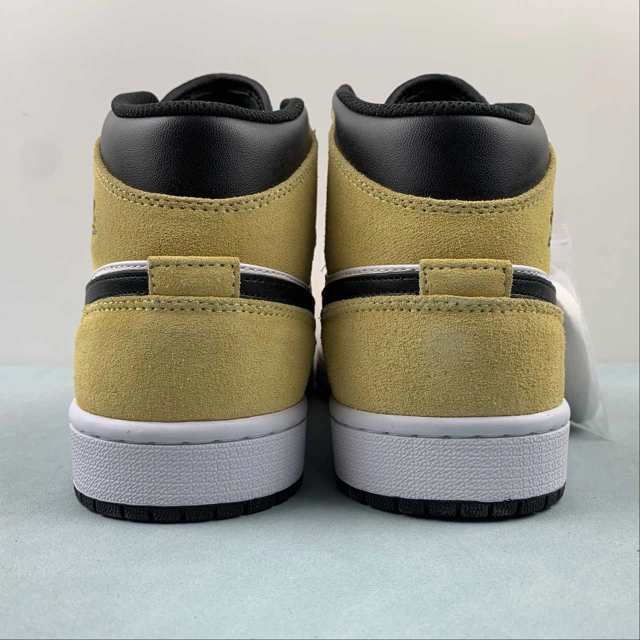 Air Jordan 1 Mid SE Flight Club Magic Ember Sundial White Black DX4332-800 Pressure Distribution Nodes