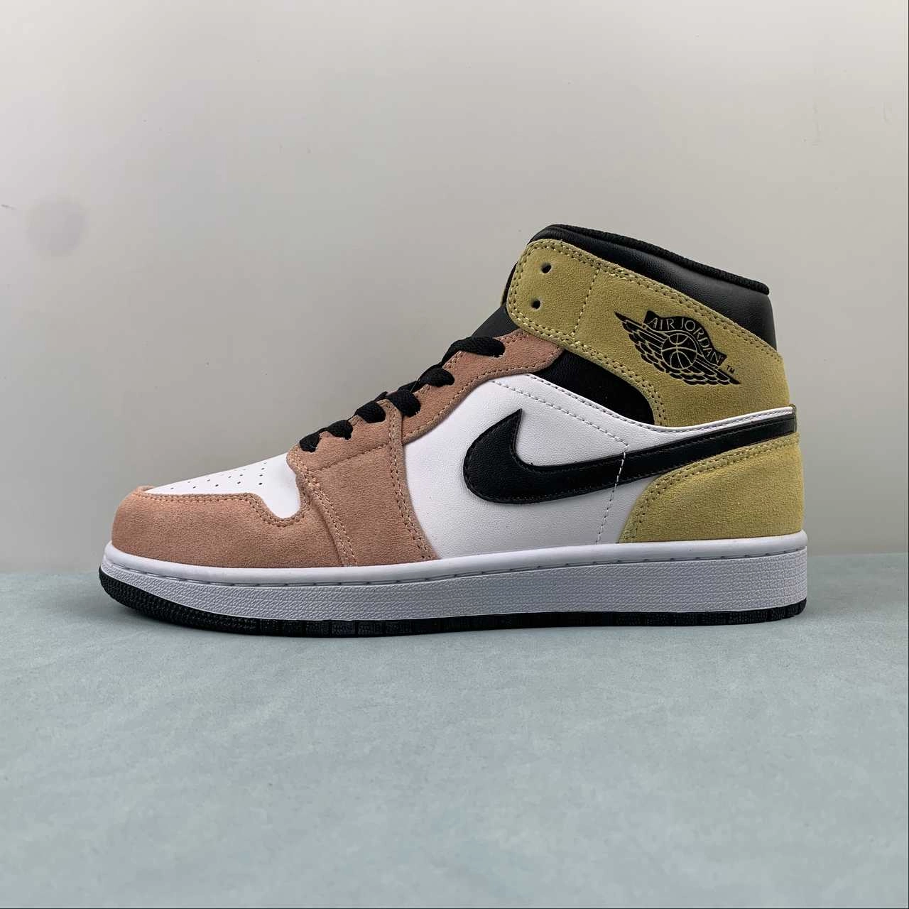 Weekend Sport Air Jordan 1 Mid SE Flight Club Magic Ember Sundial White Black DX4332-800