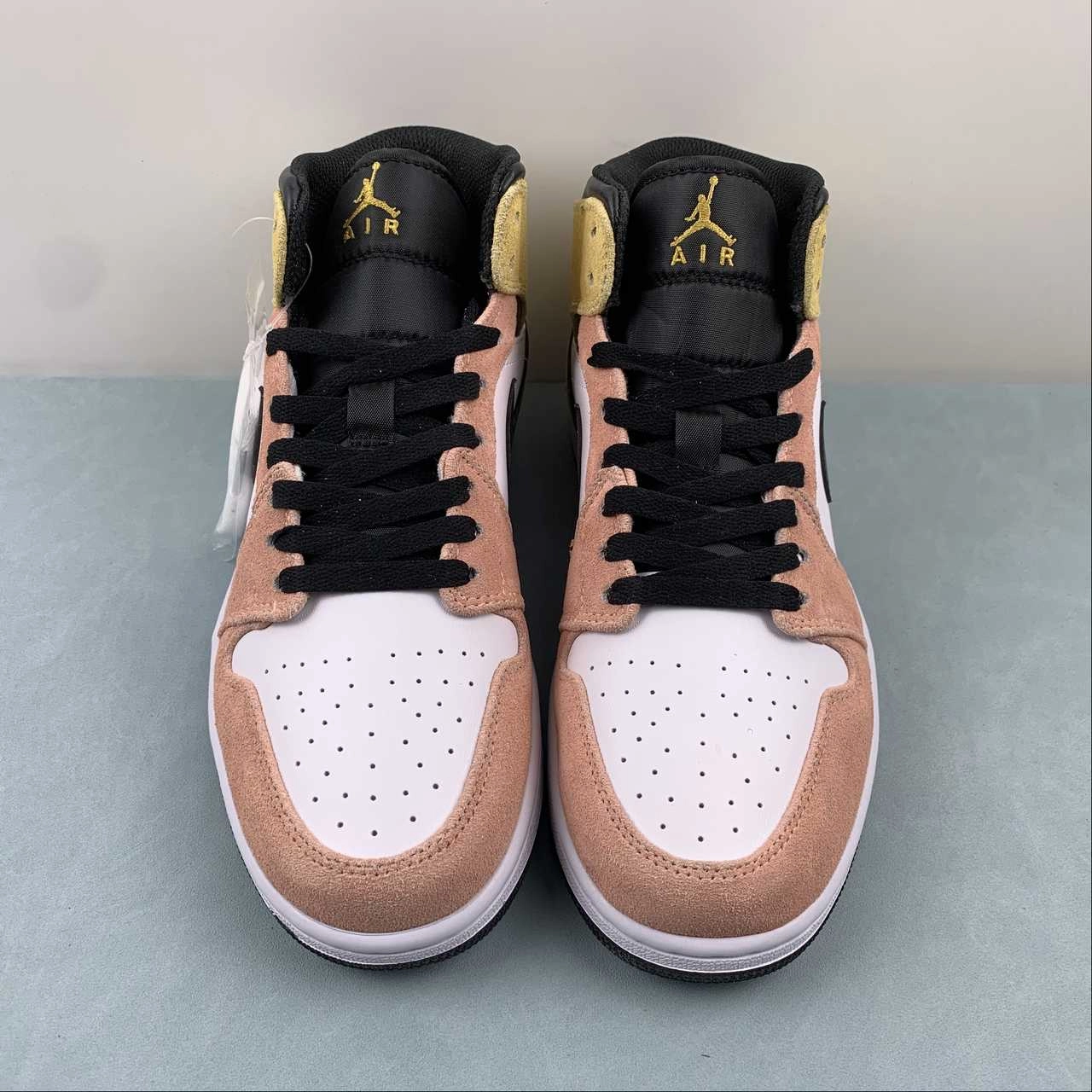 Support Sole Air Jordan 1 Mid SE Flight Club Magic Ember Sundial White Black DX4332-800