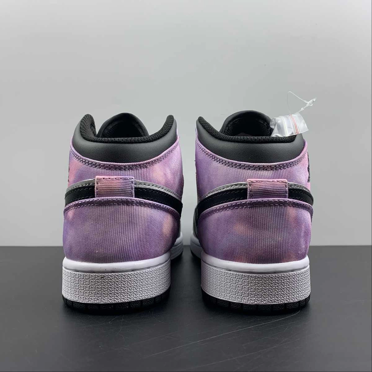 Energy Return Tech Air Jordan 1 Mid SE (GS) Black Bleached Coral-White