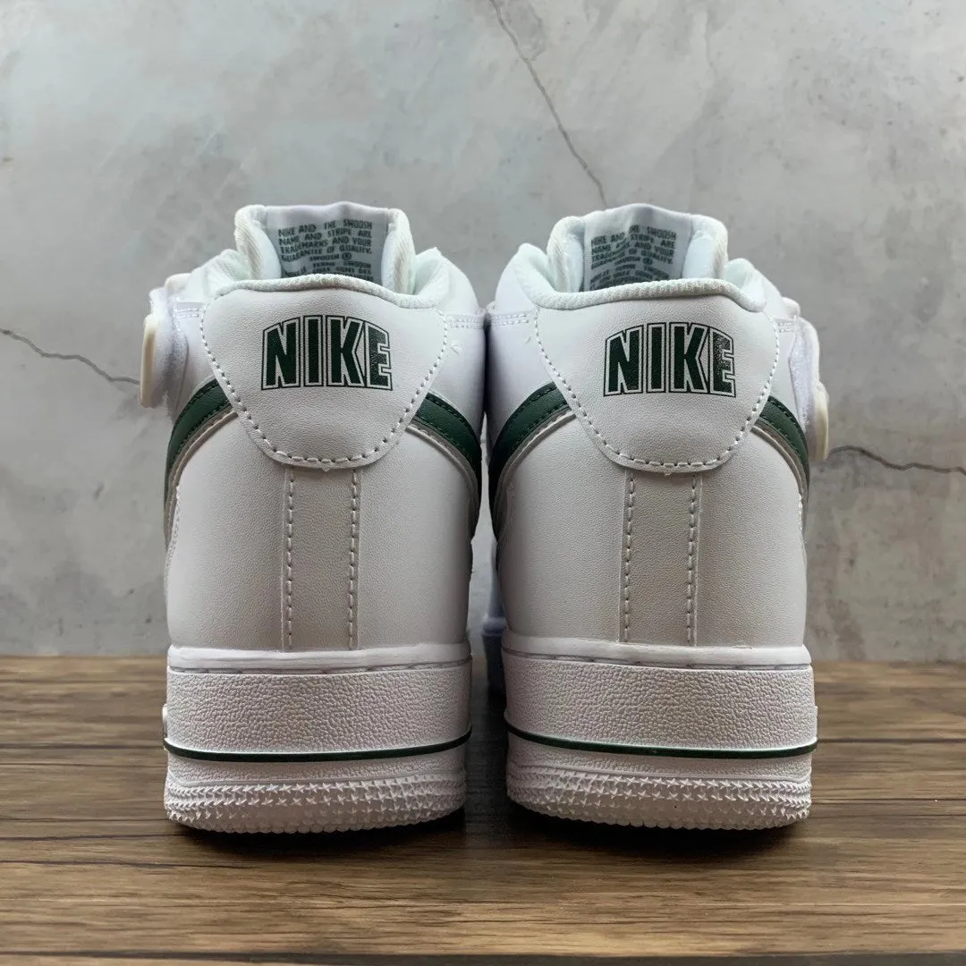 Air Force 1 07 Mid White and Green AO2424-104 Star Path Cloud Step